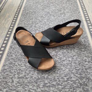 Black Leather Sandals